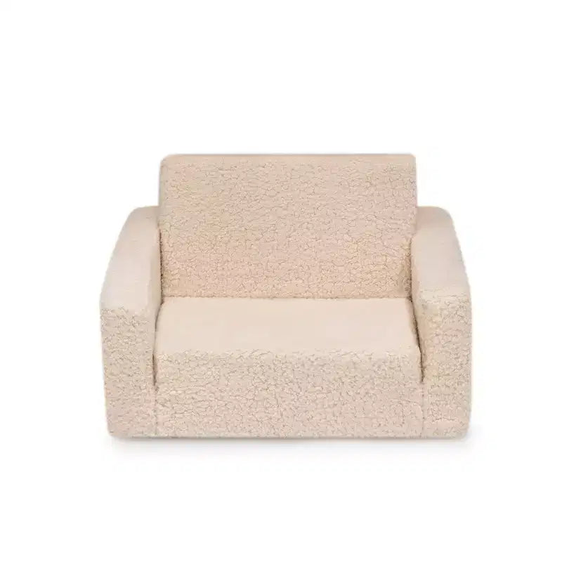 Kids Plush 2-in-1 Convertible Chair to Lounger – Cozy Flip-Out Seat for Children