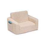 Fauteuil convertible 2-en-1 pour enfants en peluche – Siège dépliable confortable pour enfants
