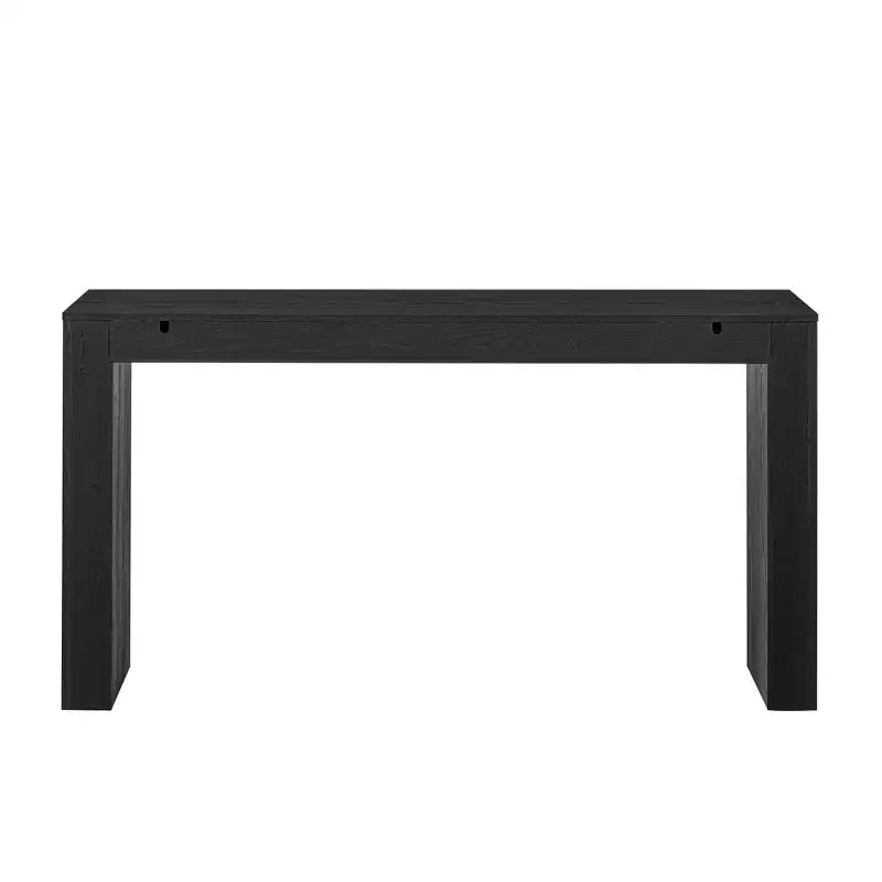 Wood Console Table with Drawers, Entryway Table Thickened Legs, Minimalist Hallway Table with Storage