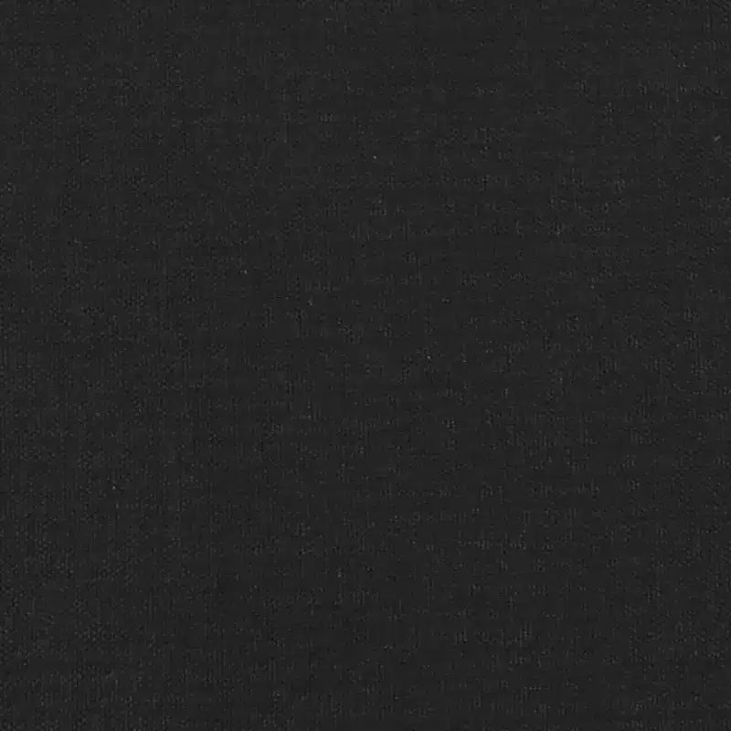 2-Seater Sofa Bed with Two Pillows – Black Fabric, Convertible Guest Sleeper Sofa