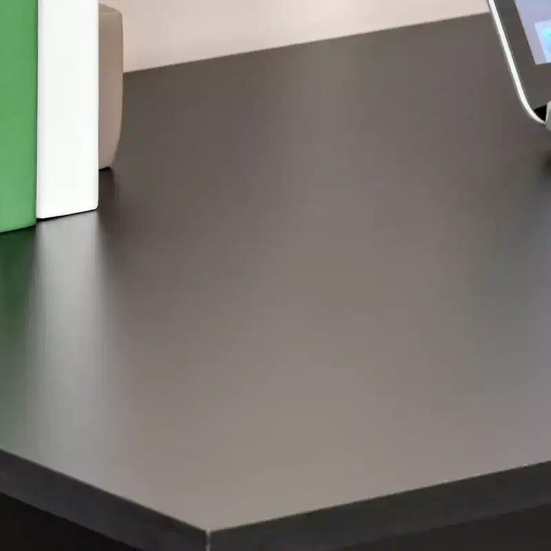 Computer Desk with 6-Tier Storage Shelves – Writing Desk Workstation with Bookshelf for Home Office
