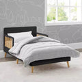 Logan Wood Toddler Bed – Stylish Big-Kid Bed with Rounded Spindles for Toddlers