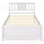 Costway Twin / Queen / Full Size Bed Frame w/ Headboard Wood Slat Support No Box Spring Needed