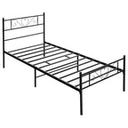 Costway Twin XL Metal Platform Bed Frame Heavy-duty Steel Slat Support with Storage