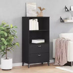 Étagère de rangement autoportante – Bois de pin massif pour bureau et maison