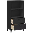 Étagère de rangement autoportante – Bois de pin massif pour bureau et maison