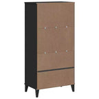 Étagère de rangement autoportante – Bois de pin massif pour bureau et maison