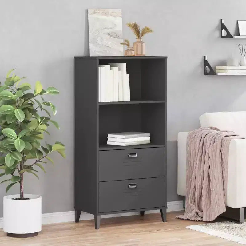 Freestanding Bookcase Storage Bookshelf Display Rack – Solid Pine Wood for Office & Home