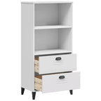 Étagère de rangement autoportante – Bois de pin massif pour bureau et maison