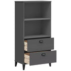Étagère de rangement autoportante – Bois de pin massif pour bureau et maison