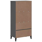 Étagère de rangement autoportante – Bois de pin massif pour bureau et maison