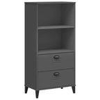 Étagère de rangement autoportante – Bois de pin massif pour bureau et maison