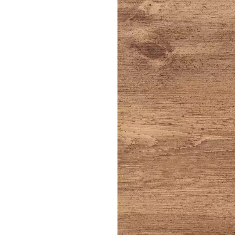 Modern Farmhouse Engineered Wood Sofa Table with Wood Bracing & Lower Shelf