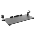 Support de Clavier à Pince – Plateforme Coulissante Sous Bureau pour Clavier et Souris, Sans Vis Nécessaires